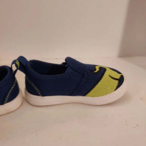 Wonder Nation Dino Mint Blue and Green Dinosaur Slip On Casual Shoes in Size 5 - Picture 6 of 9